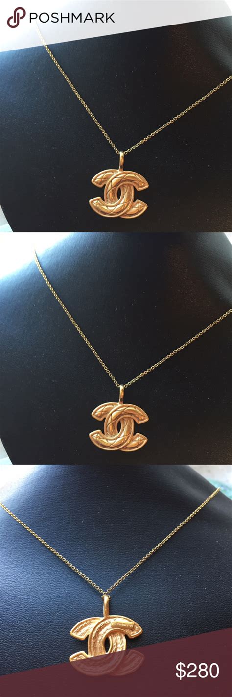 chanel pendant set|authentic Chanel pendant necklace.